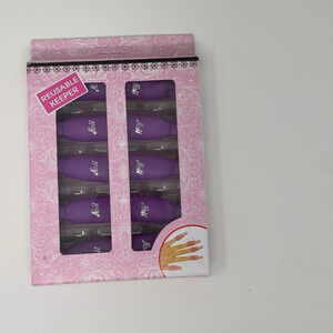 Nail Polish Remover Clip Set-10pcs Nail Clip Caps Nail Soak Off Clips For Finger